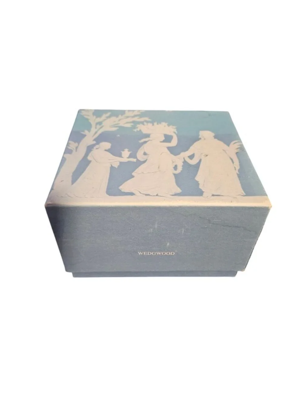 Wedgwood Venice Bone China Trinket Box With Lid Original Box